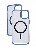 Чехол-накладка для iPhone 14 VEGLAS Fog Magnetic синий - фото