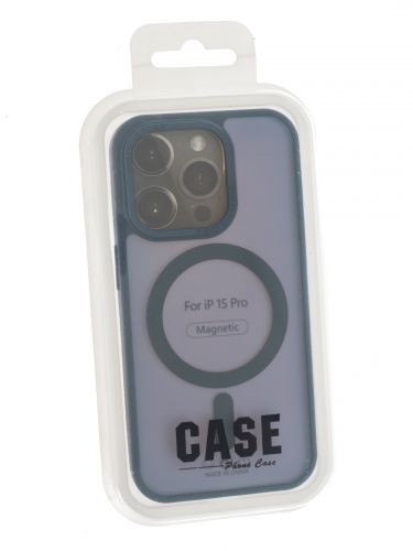 Чехол-накладка для iPhone 15 Pro VEGLAS Fog Magnetic темно-синий оптом, в розницу Центр Компаньон фото 4