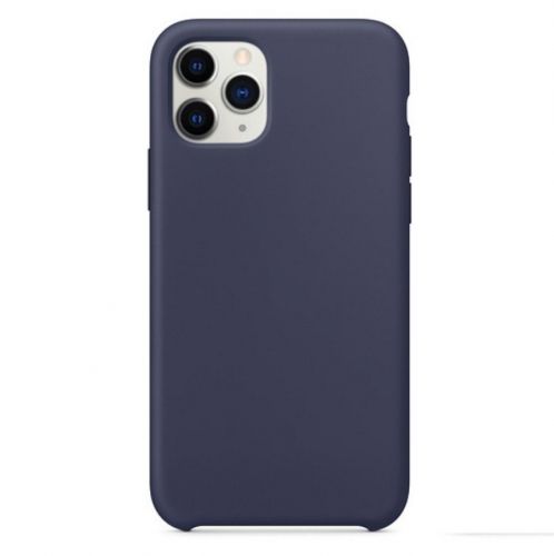 Чехол-накладка для iPhone 11 Pro Max VEGLAS SILICONE CASE темно-синий (8) - фото