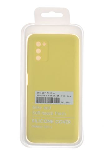 Чехол-накладка для Samsung A037F A03S SILICONE CASE OP закрытый желтый (20) оптом, в розницу Центр Компаньон фото 4