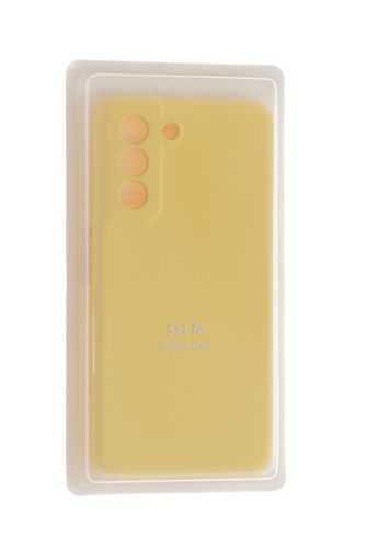 Чехол-накладка для Samsung G9900F S21FE SILICONE CASE закрытый желтый (20) - оптовая продажа Чехол-накладка для Samsung G9900F S21FE SILICONE CASE закрытый желтый (20) - фото