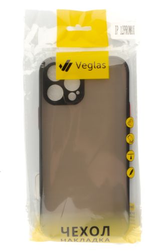 Чехол-накладка для iPhone 12 Pro Max VEGLAS Fog черный оптом, в розницу Центр Компаньон фото 3