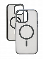 Чехол-накладка для iPhone 14 Pro Max VEGLAS Fog Magnetic серый - фото