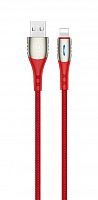 Купить Кабель USB Lightning 8Pin USAMS US-SJ303 U-Tone 1.2м красный оптом, в розницу в ОРЦ Компаньон