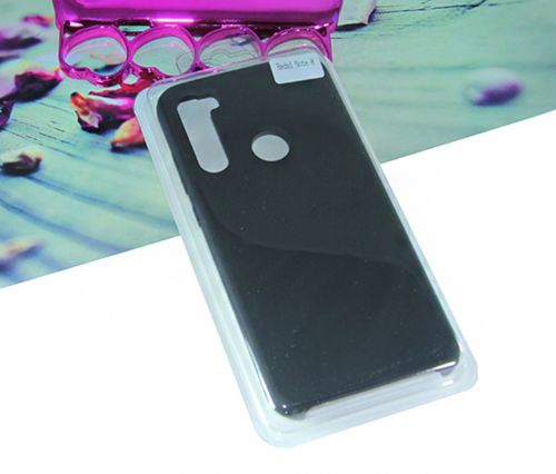 Чехол-накладка для XIAOMI Redmi Note 8 SILICONE CASE черный (3) - фото