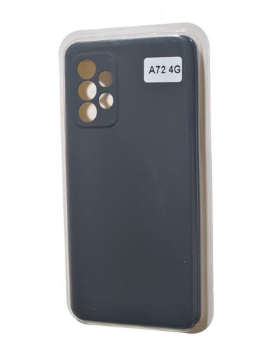 Чехол-накладка для Samsung A725F A72 VEGLAS SILICONE CASE закрытый черный (3) оптом, в розницу Центр Компаньон