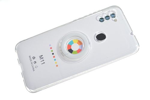 Чехол-накладка для Samsung M115F M11 NEW RING TPU белый оптом, в розницу Центр Компаньон фото 3