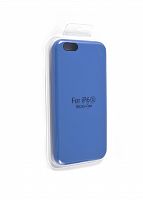 Чехол-накладка для iPhone 6/6S VEGLAS SILICONE CASE закрытый синий (3) - фото