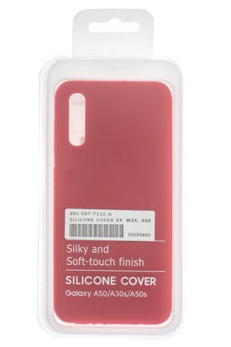 Чехол-накладка для Samsung A505F A50 SILICONE CASE OP закрытый красный (1) оптом, в розницу Центр Компаньон фото 4
