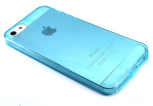 Чехол-накладка для iPhone 5/5S/SE HOCO LIGHT TPU голуб оптом, в розницу Центр Компаньон фото 3