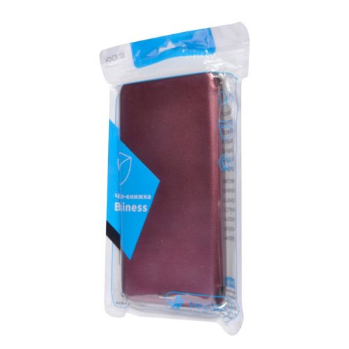 Чехол-книжка для iPhone 12/12 Pro VEGLAS BUSINESS бордовый - фото фото 5