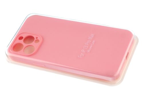 Чехол-накладка для iPhone 13 Pro Max VEGLAS SILICONE CASE NL Защита камеры розовый (6) оптом, в розницу Центр Компаньон фото 2
