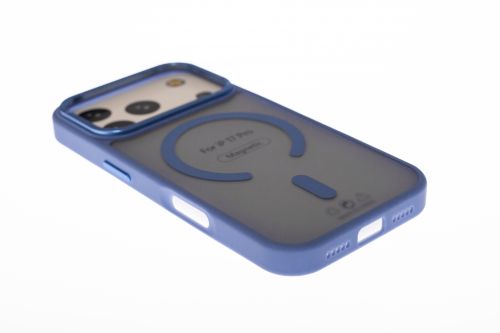 Чехол-накладка для iPhone 17 Pro VEGLAS Fog Magnetic синий - фото фото 3