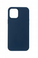 Купить Чехол-накладка для iPhone 12 Pro Max SILICONE TPU поддержка MagSafe темно-синий коробка оптом, в розницу в ОРЦ Компаньон