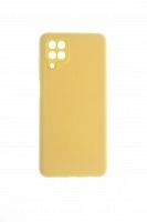 Чехол-накладка для Samsung A125F A12 SILICONE CASE OP закрытый желтый (20) - фото