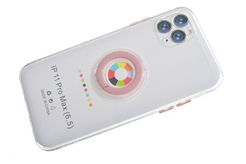 Чехол-накладка для iPhone 11 Pro Max NEW RING TPU розовый оптом, в розницу Центр Компаньон фото 3