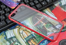 Купить Чехол-накладка для iPhone 7/8 Plus JZZS NEW Acrylic TPU+PC пакет красный оптом, в розницу в ОРЦ Компаньон