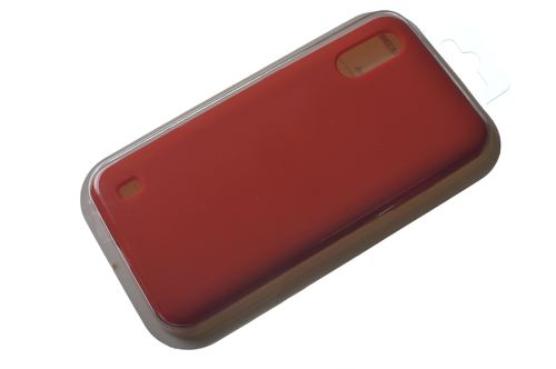 Чехол-накладка для Samsung A015F A01 SILICONE CASE закрытый красный (1) оптом, в розницу Центр Компаньон фото 2