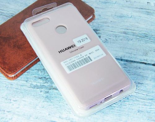 Чехол-накладка для HUAWEI Y9 2018 SILICONE CASE закрытый светло-розовый - оптовая продажа Чехол-накладка для HUAWEI Y9 2018 SILICONE CASE закрытый светло-розовый - фото