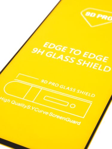 Защитное стекло для HUAWEI Nova Y61 FULL GLUE (желтая основа) пакет черный оптом, в розницу Центр Компаньон фото 2
