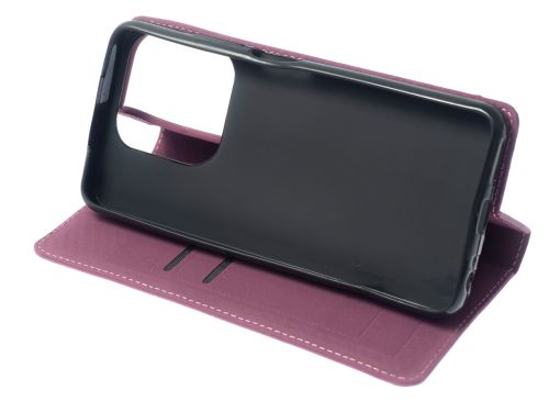 Чехол-книжка для Tecno Spark 10 VEGLAS RICH бордовый - фото фото 4