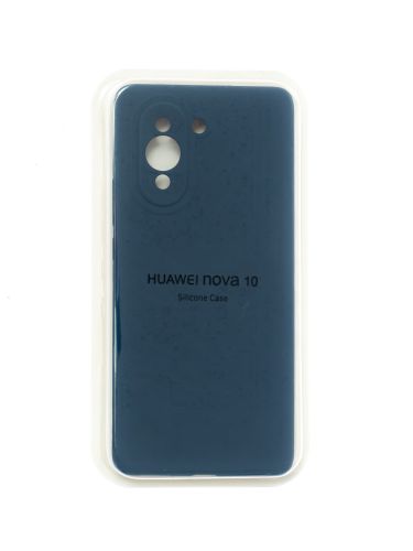Чехол-накладка для HUAWEI Nova 10 VEGLAS SILICONE CASE закрытый темно-синий (18) - оптовая продажа Чехол-накладка для HUAWEI Nova 10 VEGLAS SILICONE CASE закрытый темно-синий (18) - фото
