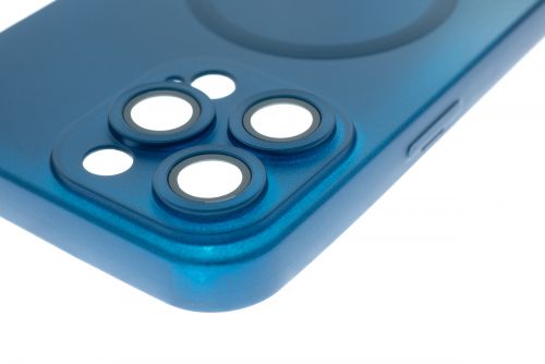 Чехол-накладка для iPhone 15 Pro Max VEGLAS Lens Magnetic синий оптом, в розницу Центр Компаньон фото 3