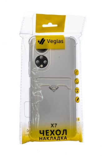 Чехол-накладка для HUAWEI Honor X7 VEGLAS Air Pocket прозрачный оптом, в розницу Центр Компаньон фото 3