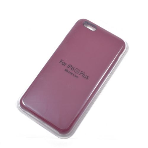Чехол-накладка для iPhone 6/6S Plus VEGLAS SILICONE CASE бордовый (52) - оптовая продажа фото 2 Чехол-накладка для iPhone 6/6S Plus VEGLAS SILICONE CASE бордовый (52) - фото фото 2