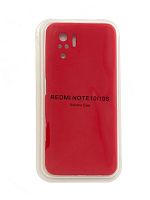 Купить Чехол-накладка для XIAOMI Redmi Note 10 VEGLAS SILICONE CASE закрытый красный (1) оптом, в розницу в ОРЦ Компаньон