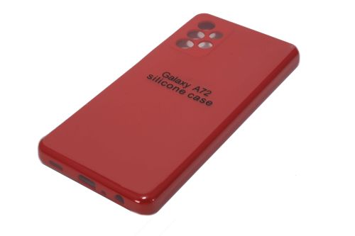 Чехол-накладка для Samsung A725F A72 SILICONE CASE закрытый красный (1) оптом, в розницу Центр Компаньон фото 2