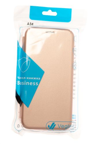 Чехол-книжка для Samsung A346E A34 VEGLAS BUSINESS розовое золото оптом, в розницу Центр Компаньон фото 5