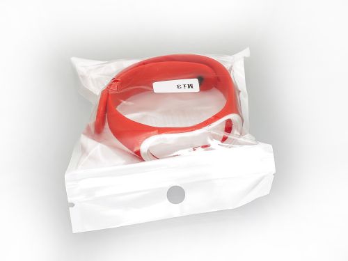 Ремешок для Xiaomi Band 3/4 Sport красно-белый оптом, в розницу Центр Компаньон фото 2