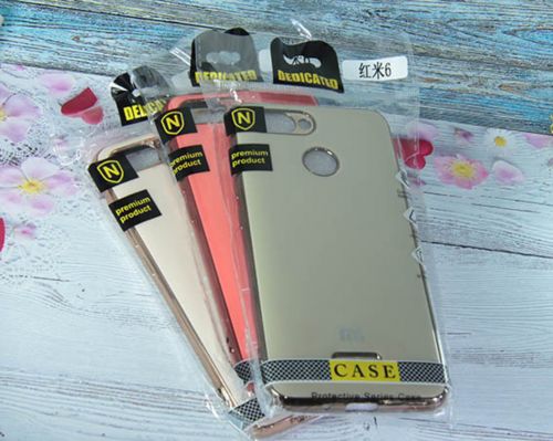 Чехол-накладка для XIAOMI Redmi 6 ELECTROPLATED TPU+PET черный - оптовая продажа фото 2 Чехол-накладка для XIAOMI Redmi 6 ELECTROPLATED TPU+PET черный - фото фото 2