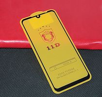 Купить Защитное стекло для XIAOMI Redmi Note 7/Note 7 Pro FULL GLUE (желтая основа) пакет черный оптом, в розницу в ОРЦ Компаньон