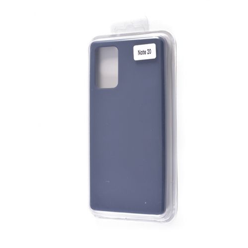 Чехол-накладка для Samsung N980F Note 20 VEGLAS SILICONE CASE закрытый темно-синий (8) - оптовая продажа Чехол-накладка для Samsung N980F Note 20 VEGLAS SILICONE CASE закрытый темно-синий (8) - фото