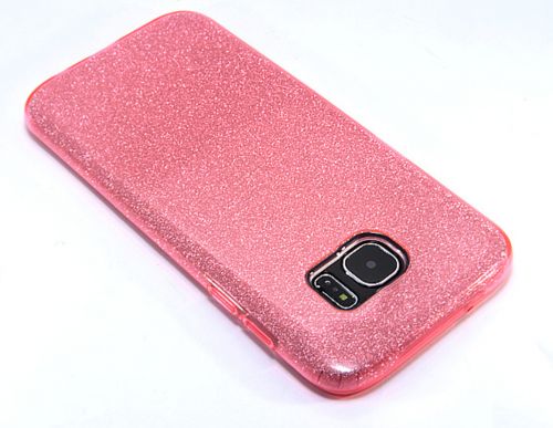 Чехол-накладка для Samsung G930 S7 JZZS Shinny 3в1 TPU розовая - фото фото 3