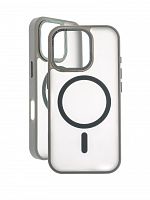 Чехол-накладка для iPhone 16 Pro VEGLAS Fog Magnetic серый - фото