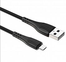 Купить Кабель USB-Micro USB BOROFONE BX37 Wieldy 2.4A 1м черный оптом, в розницу в ОРЦ Компаньон