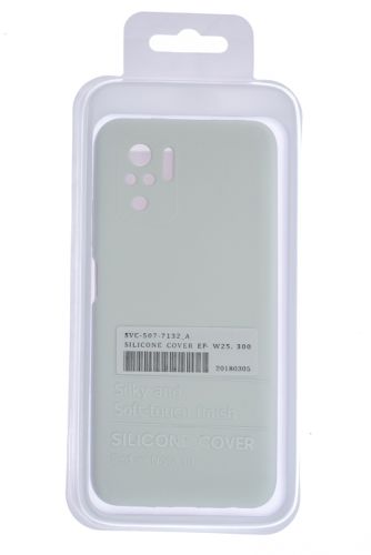 Чехол-накладка для XIAOMI Redmi Note 10 SILICONE CASE OP закрытый белый (9) оптом, в розницу Центр Компаньон фото 4