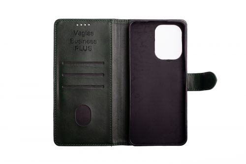 Чехол-книжка для XIAOMI Redmi 13C VEGLAS BUSINESS PLUS темно-зеленый - оптовая продажа фото 5 Чехол-книжка для XIAOMI Redmi 13C VEGLAS BUSINESS PLUS темно-зеленый - фото фото 5