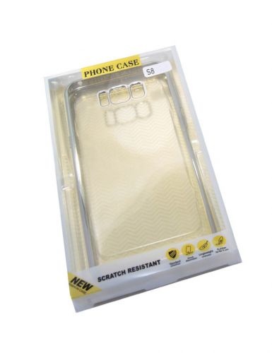 Чехол-накладка для Samsung G950F S8 РАМКА TPU графит - оптовая продажа фото 2 Чехол-накладка для Samsung G950F S8 РАМКА TPU графит - фото фото 2