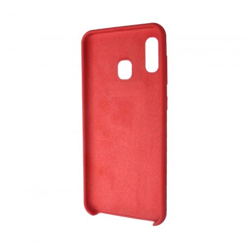 Чехол-накладка для Samsung A305F A30/A205F A20 SILICONE CASE NL OP красный (1) - оптовая продажа фото 3 Чехол-накладка для Samsung A305F A30/A205F A20 SILICONE CASE NL OP красный (1) - фото фото 3