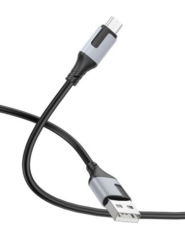Кабель USB-Micro USB BOROFONE BX101 Creator 2.4A 1м черный оптом, в розницу Центр Компаньон фото 4