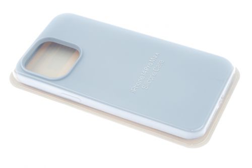Чехол-накладка для iPhone 14 Pro Max SILICONE CASE закрытый сиренево-голубой (5) оптом, в розницу Центр Компаньон фото 2