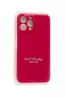 Купить Чехол-накладка для iPhone 13 Pro Max VEGLAS SILICONE CASE NL Защита камеры вишневый (36) оптом, в розницу в ОРЦ Компаньон