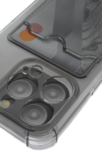Чехол-накладка для iPhone 14 Pro VEGLAS Air Pocket черно-прозрачный оптом, в розницу Центр Компаньон фото 3