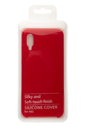 Чехол-накладка для Samsung A022G A02 SILICONE CASE NL OP красный (1) оптом, в розницу Центр Компаньон фото 4