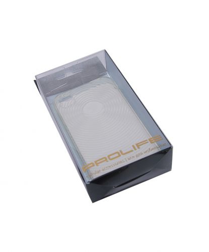 Чехол-накладка для iPhone 4/4S PROLIFE CLIP CASE комф круги бесцв - фото фото 2