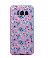 Купить Чехол-накладка для Samsung G950F S8 FASHION Розовое TPU стразы Вид 2 оптом, в розницу в ОРЦ Компаньон